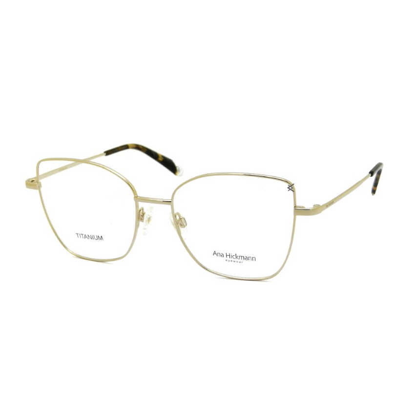 Óculos de Grau Quadrado Ana Hickmann Suzi 3 Ah10047t-04a RGD.MTL