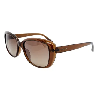 Óculos de Sol Retangular Bulget BG8103 G02 RMD.ACT Marrom - Feminino