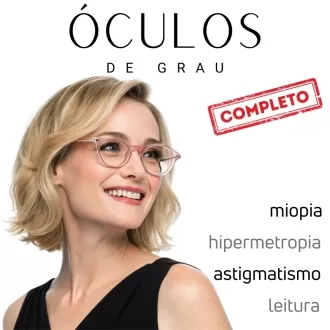 Par de Lentes Leitura Astigmatismo Miopia Hipermetropia - Ornex Basic