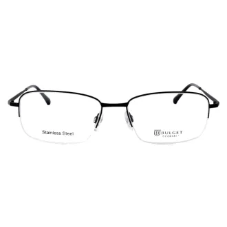 Óculos de Grau Fio de Nylon+Retangular Bulget Bg2130m-09b RGD.MTL Preto