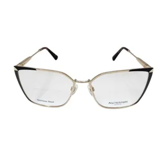 Óculos de Grau Quadrado Ana Hickmann Duda 1 Ah10055-09a RGD.MTL Dourado+Marrom - Feminino
