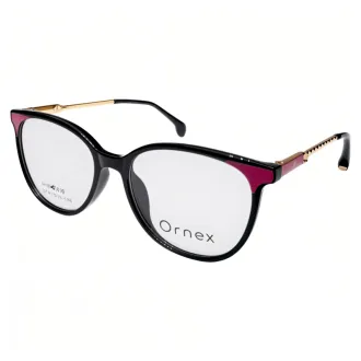 Óculos de Grau Redondo Infantil Ornex LW1897-C1 RPQ.ACT Preto+Dourado - Feminino