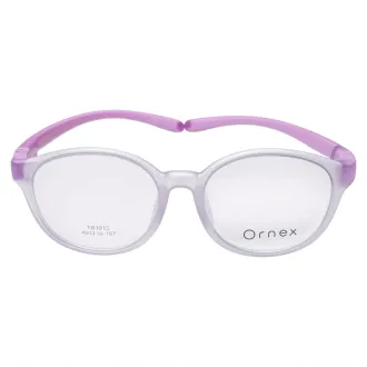 Óculos de Grau Redondo Infantil Ornex TB1013-C05 RPQ.SLC Incolor+Rosa - Feminino