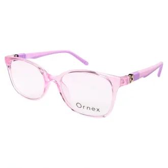 Óculos de Grau Retangular Infantil Ornex DS3004-C3 RPQ.ACT Rosa - Feminino