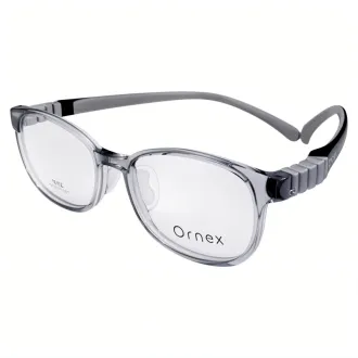 Óculos de Grau Retangular Infantil Ornex TB1015-C01 RPQ.SLC Cinza