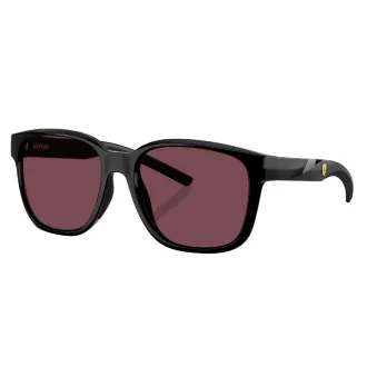 Óculos de Sol Quadrado Ferrari FZ6019D 501 1E56 RGD.ACT Preto+Vermelho