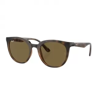 Óculos de Sol Retangular Ray-Ban RB4383L 710 7353 RMD.ACT Havana - Feminino