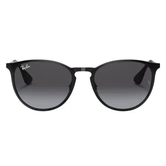 Óculos de Sol Retangular Ray-Ban Erika RB3539 002 8G54 RMD.ACT.MTL Preto
