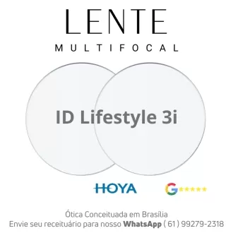 Par de Lentes Progressiva Multifocal em Dobro Hoya ID Lifestyle 3i No-Risk BlueControl