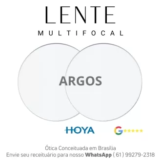 Par de Lentes Progressiva Multifocal em Dobro Hoya Argos No-Risk BlueControl
