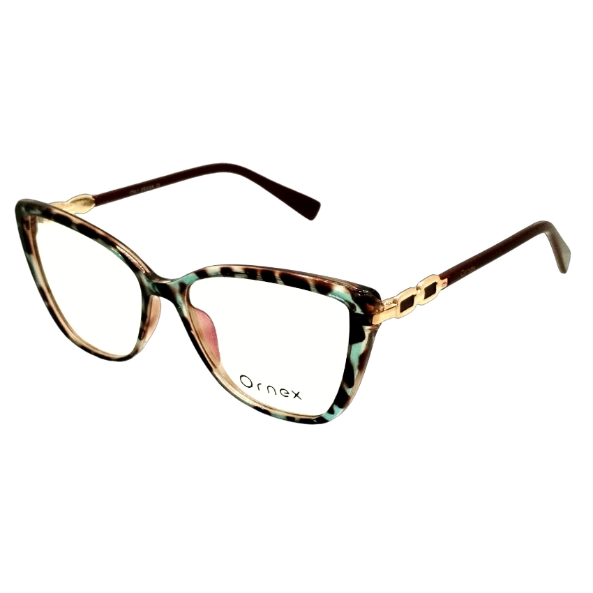 Óculos de Grau Gatinho Ornex B2587-TR-C3 RMD.ACT Animal Print ...