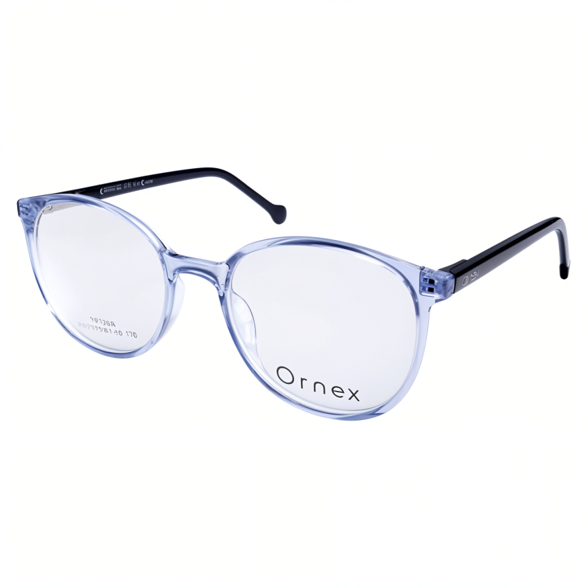 Óculos de Grau Redondo Infantil Ornex VS3604-C4 RPQ.ACT Azul - Ótica ...