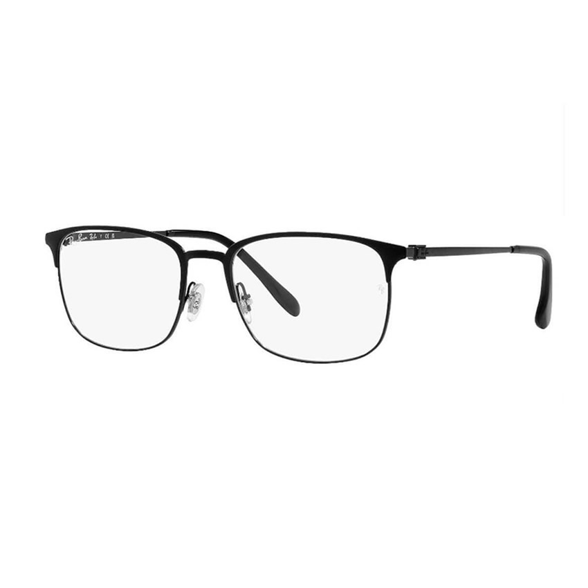 Óculos de Grau Retangular Ray-Ban RX6421 2904 56 RGD.MTL Preto - Ótica ...