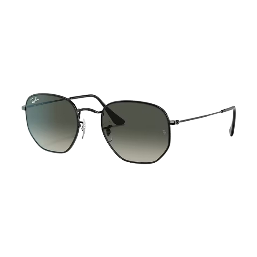 Óculos de Sol Hexagonal Ray-Ban RB3548 002 7154 RMD.MTL Preto - Ótica ...