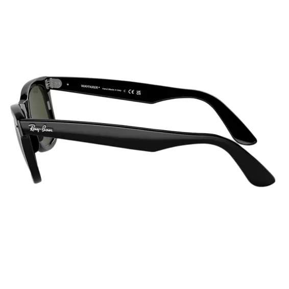 Óculos de Sol Retangular Ray-Ban Wayfarer RB2140901 54 RMD.ACT Preto ...